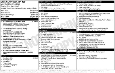 2026 GMC Yukon AT4