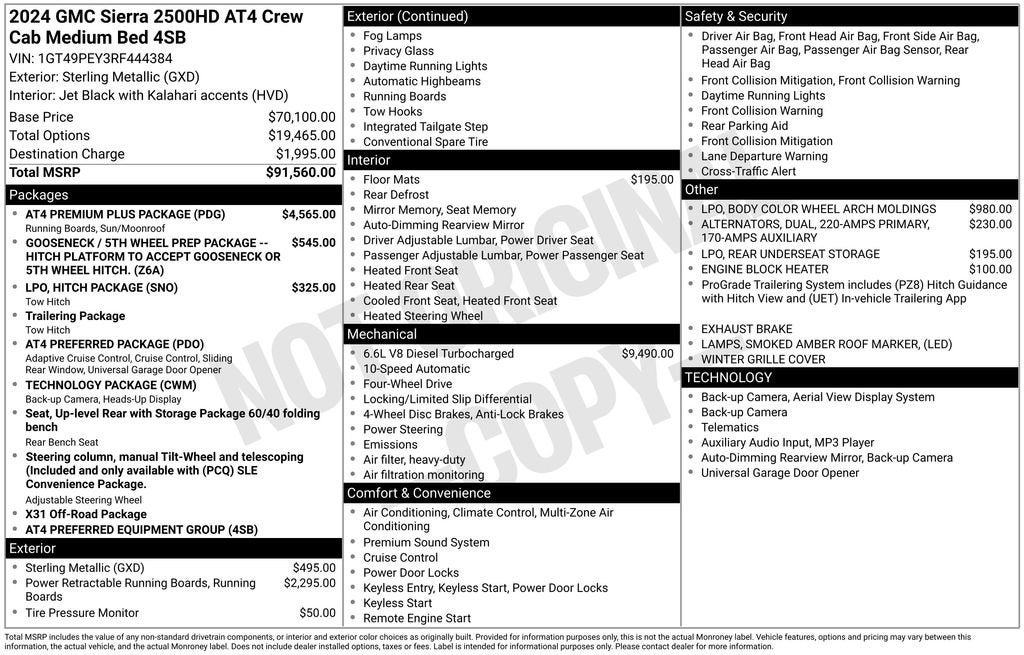 2024 GMC Sierra 2500 HD AT4