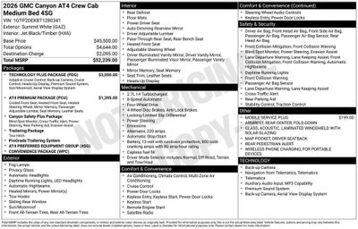 2026 GMC Canyon AT4