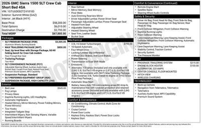 2026 GMC Sierra 1500 SLT