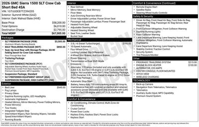 2026 GMC Sierra 1500 SLT