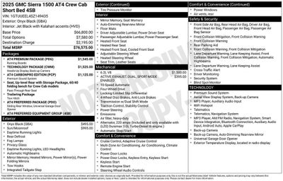 2025 GMC Sierra 1500 AT4