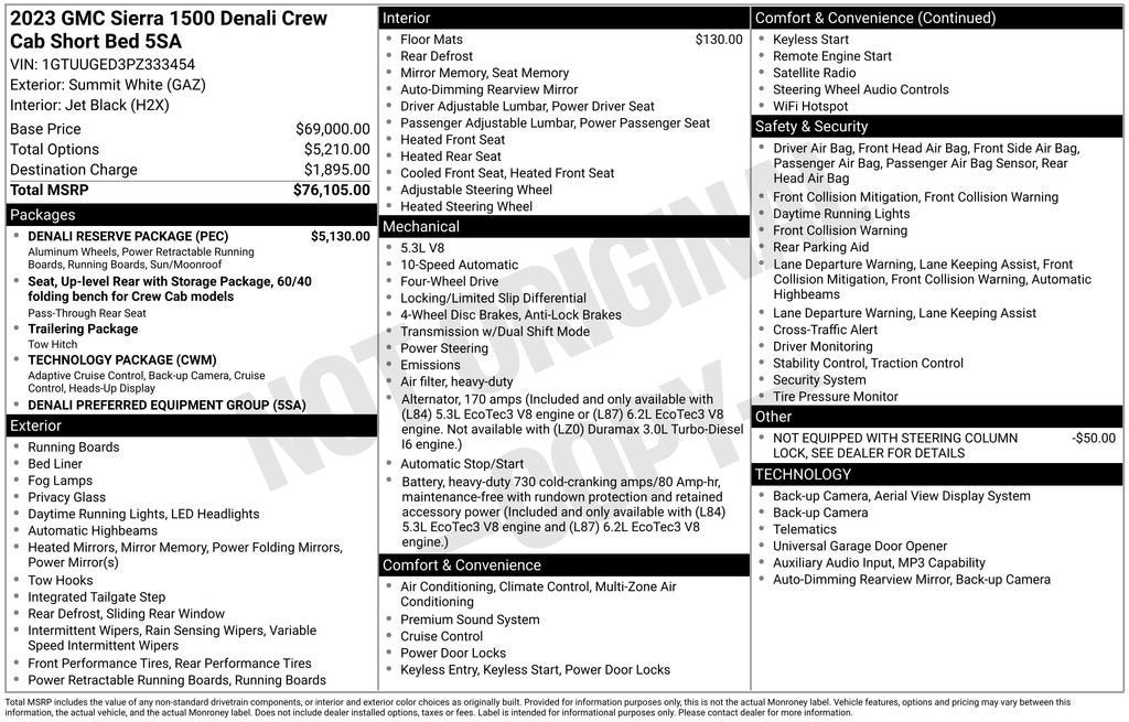 2023 GMC Sierra 1500 Denali