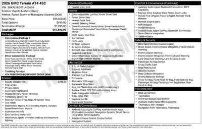 2026 GMC Terrain AT4