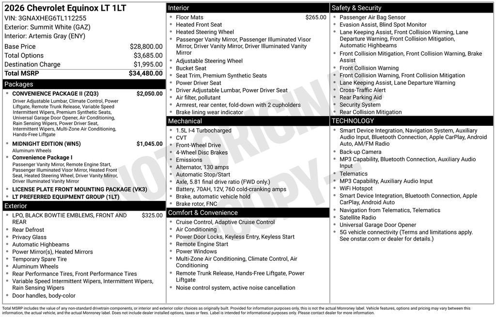 2026 Chevrolet Equinox LT