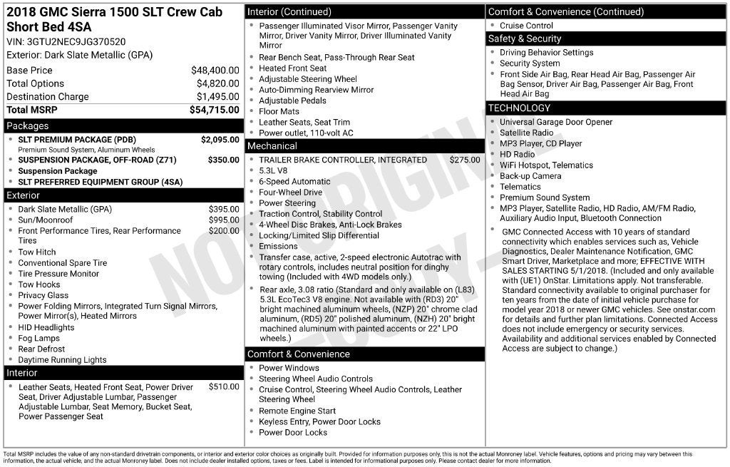 2018 GMC Sierra 1500 SLT - Photo 21