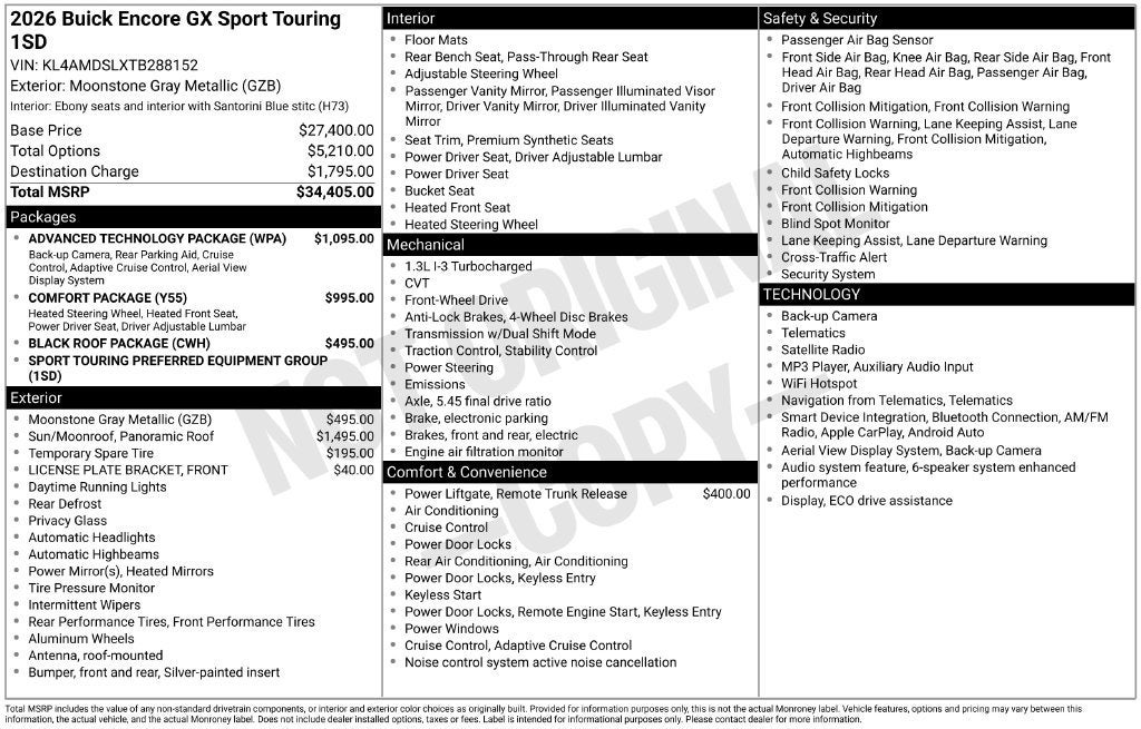 2026 Buick Encore GX Sport Touring - Photo 26