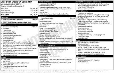 2021 Buick Encore GX Select