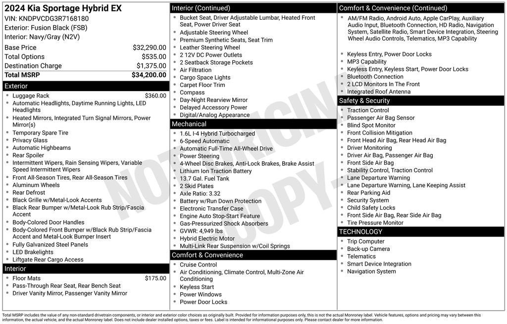2024 Kia Sportage Hybrid EX