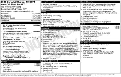 2023 Chevrolet Silverado 1500 LTZ