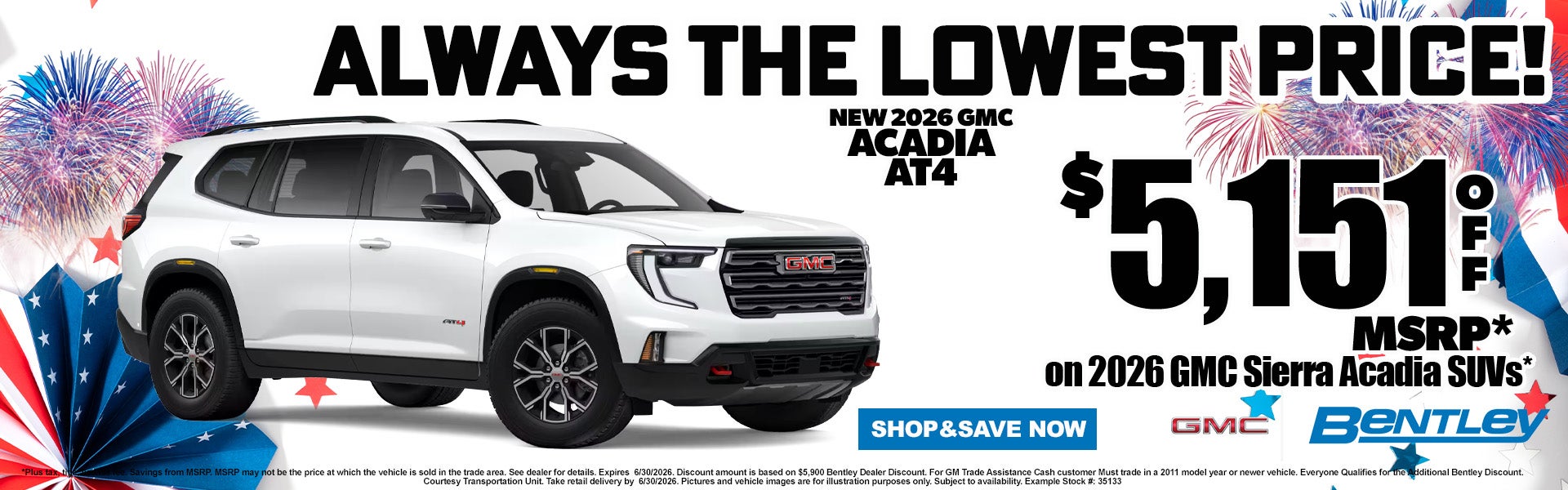 Acadia MSRP
