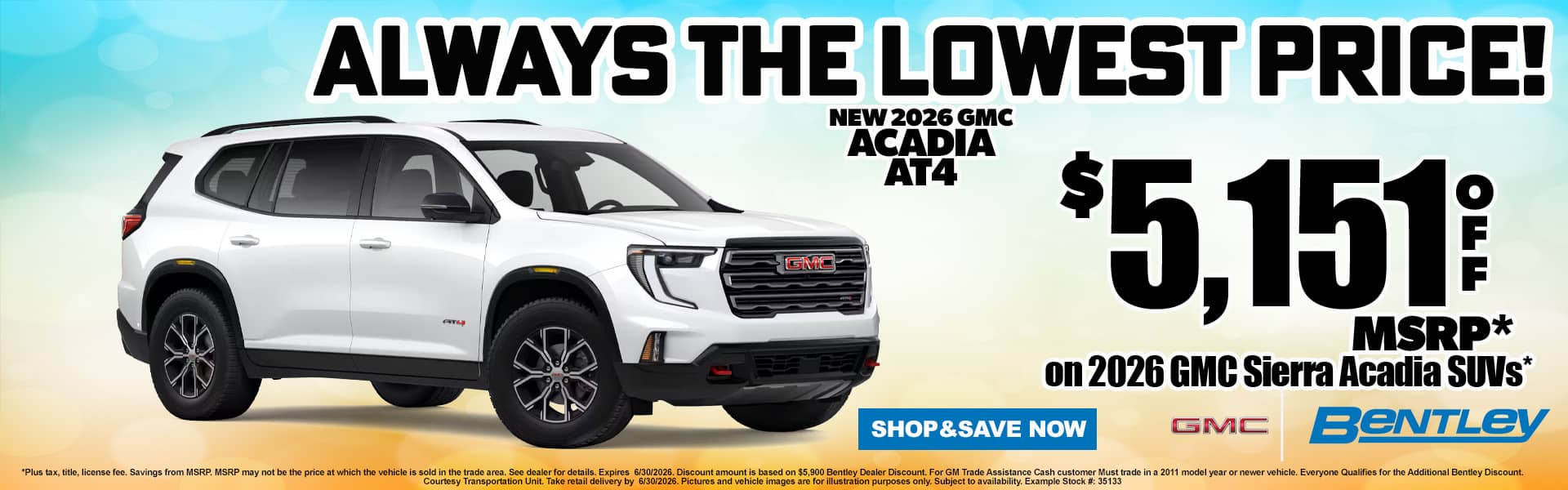 Acadia MSRP