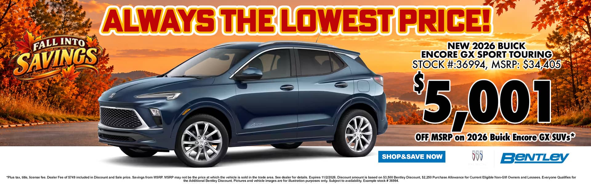 Encore GX MSRP