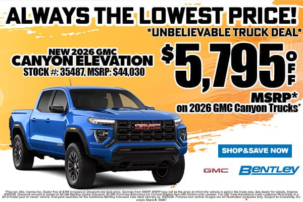Canyon MSRP