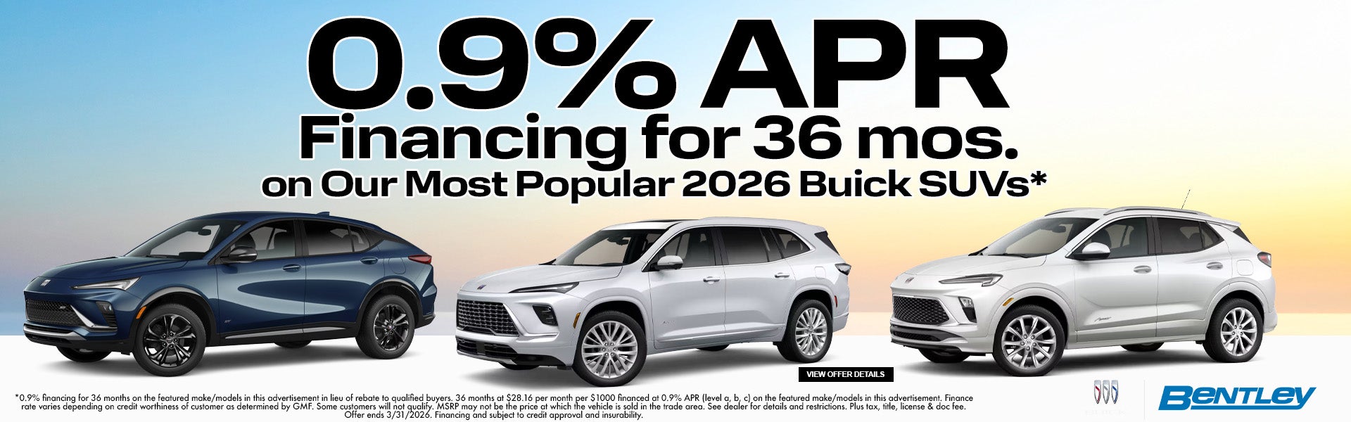 All Buick Modells Offer